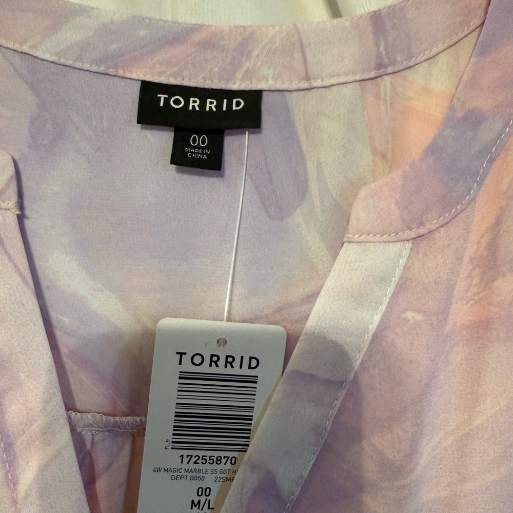 Torrid Women's Soft Purple Blouse